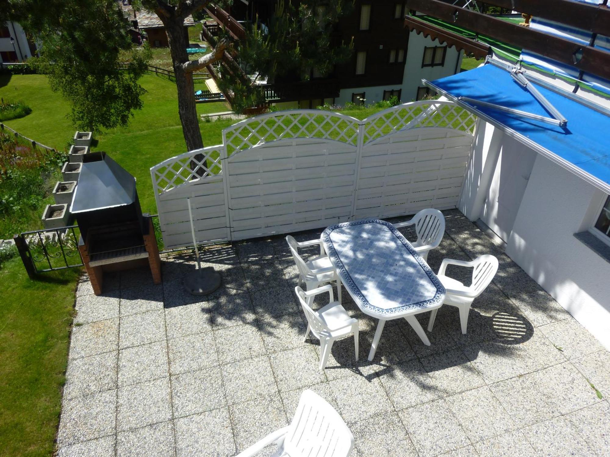 Ferienwohnung Haus Edelweiss Grächen Exterior foto